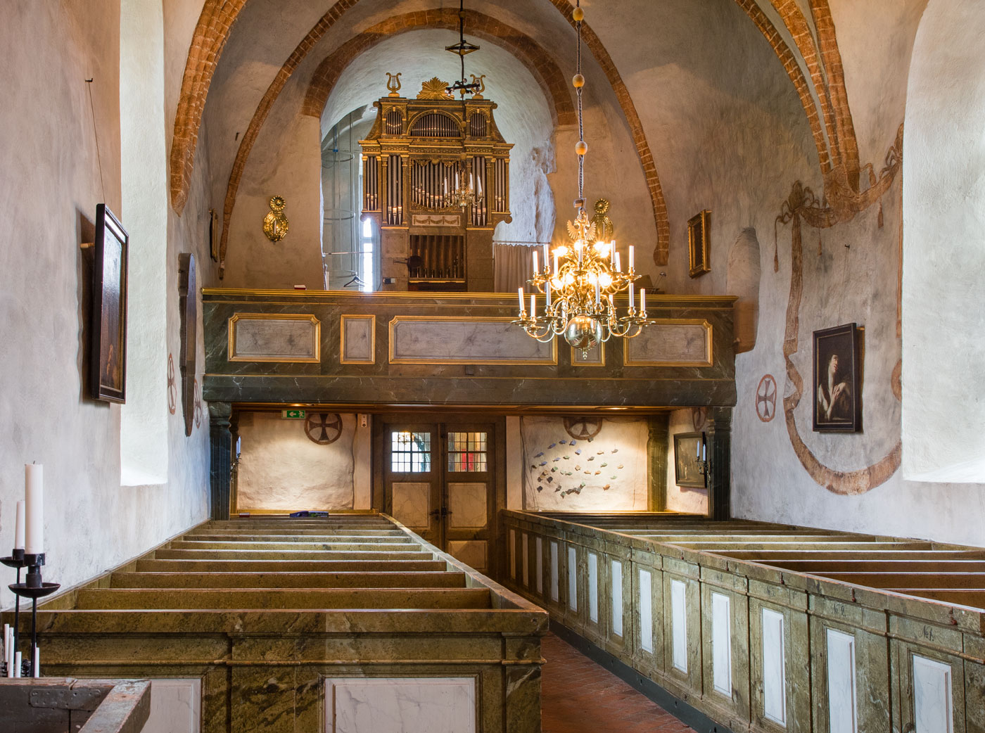 Interiör mot väster - Eds kyrka