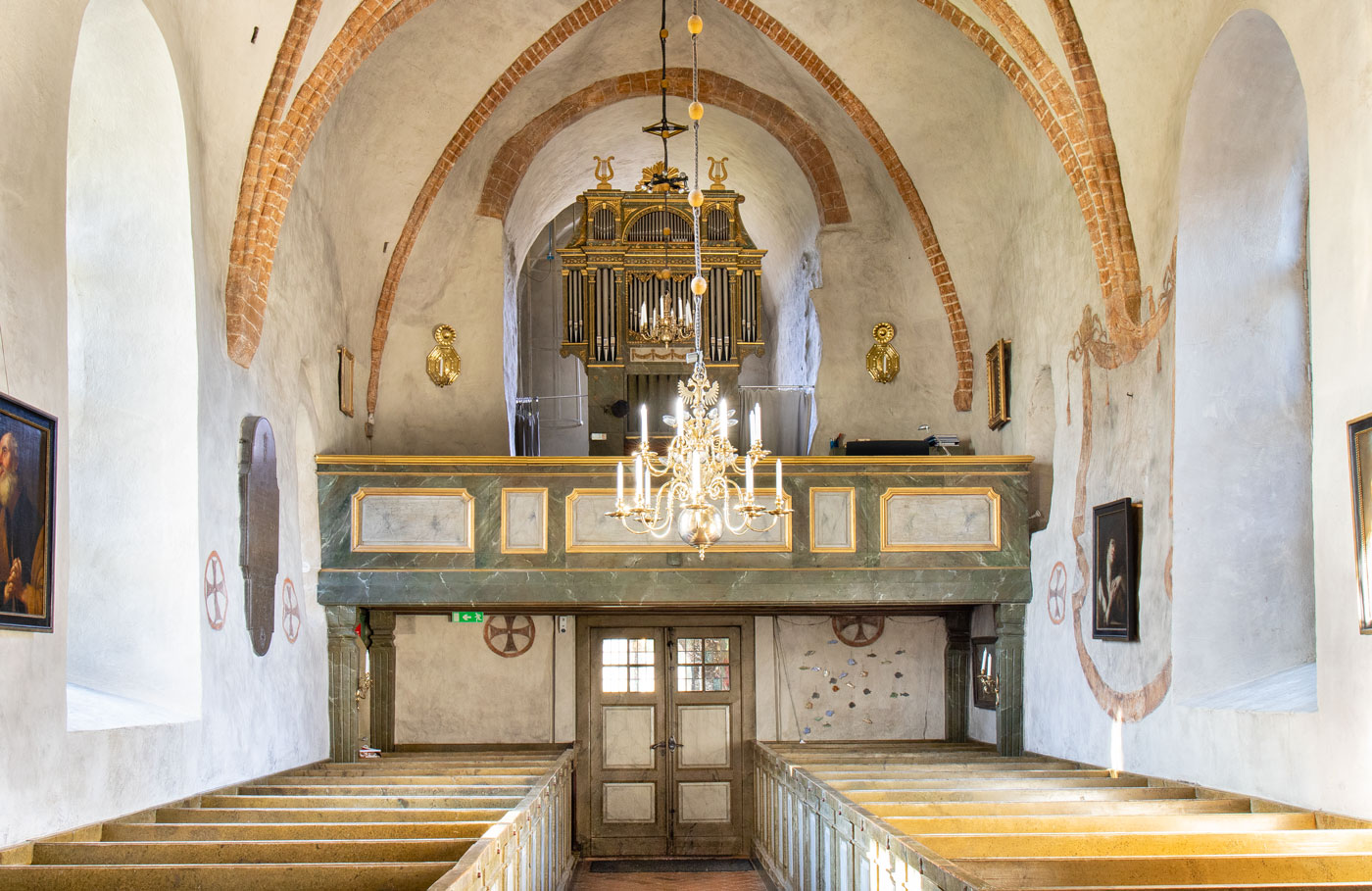 Interiör mot väster - Eds kyrka