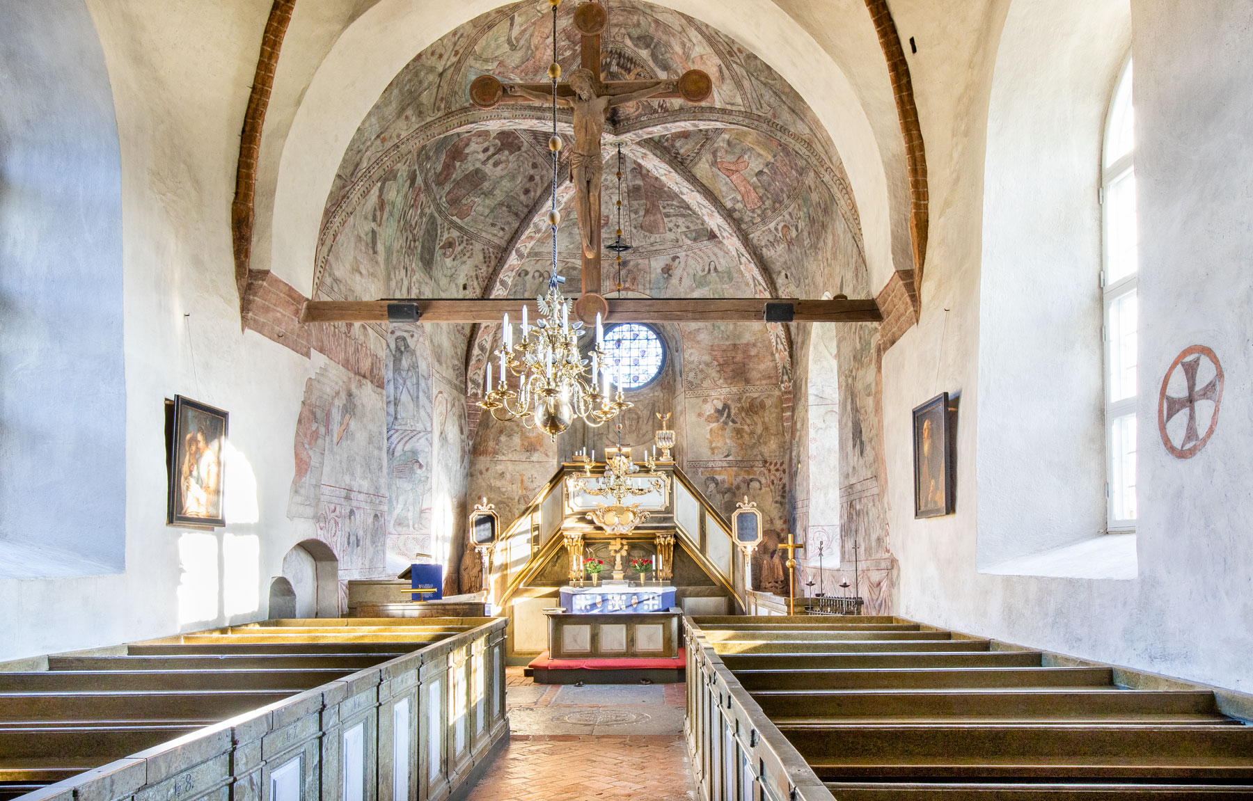 Interiör mot öster - Eds kyrka