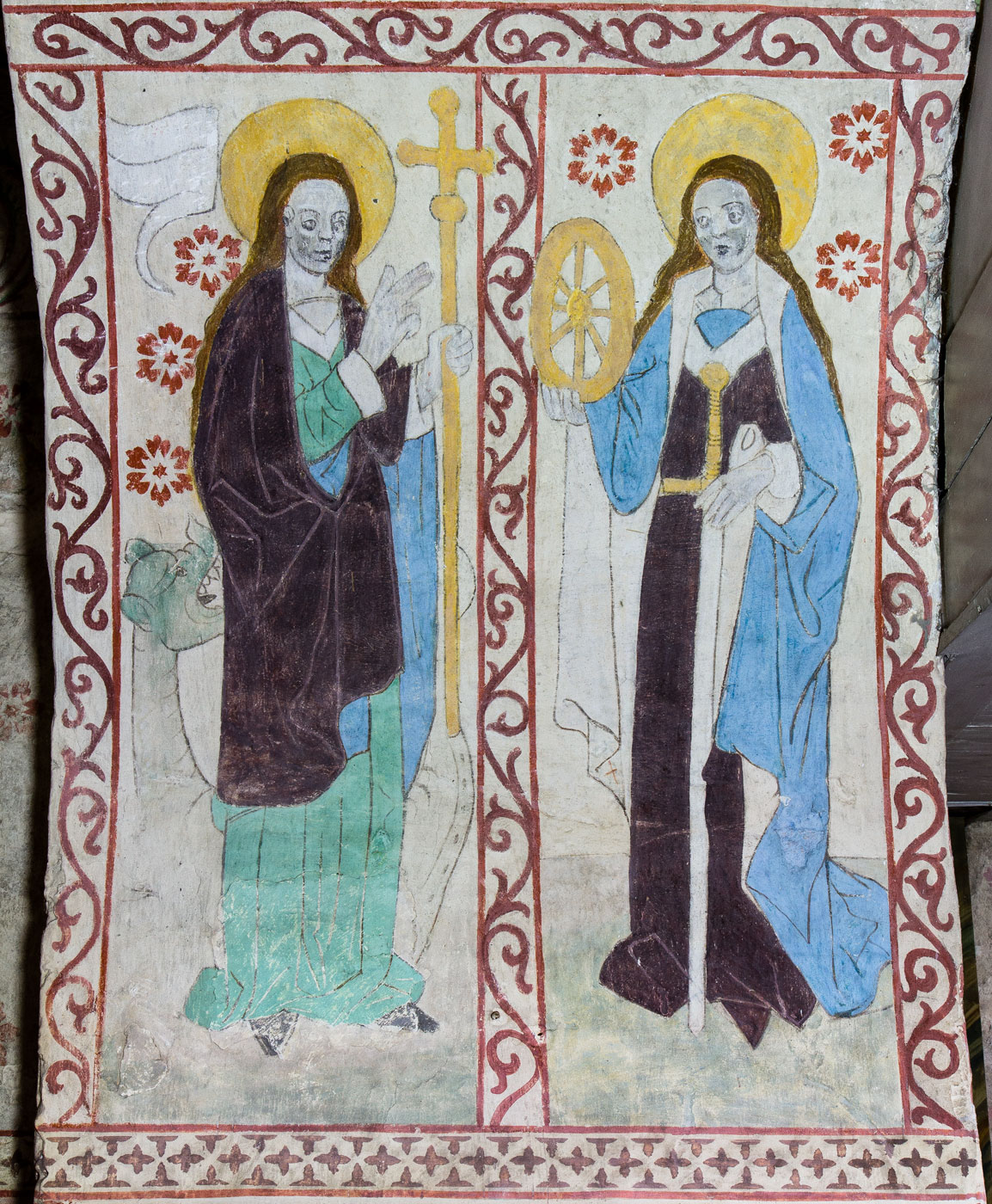 S:ta Margareta och S:ta Katarina av Alexandria - Husby-Sjutolfts kyrka