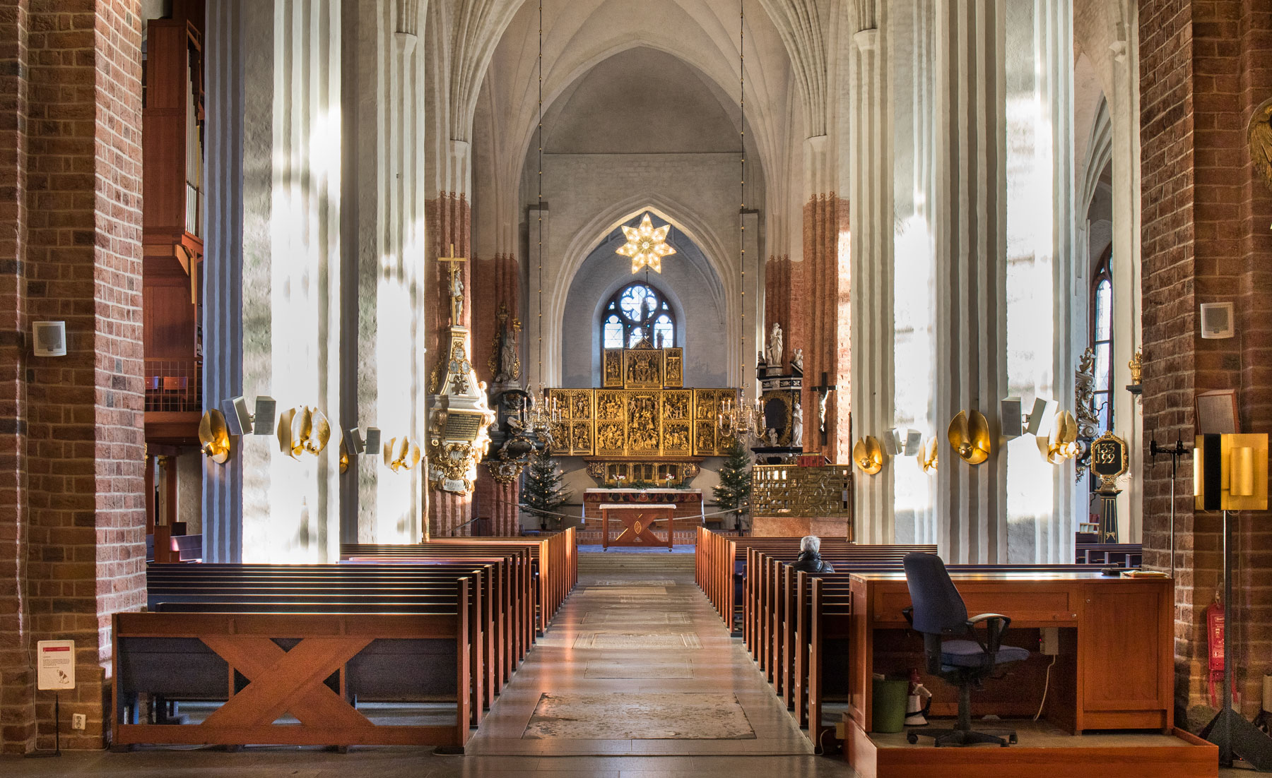 Interiör mot öster - Västerås domkyrka